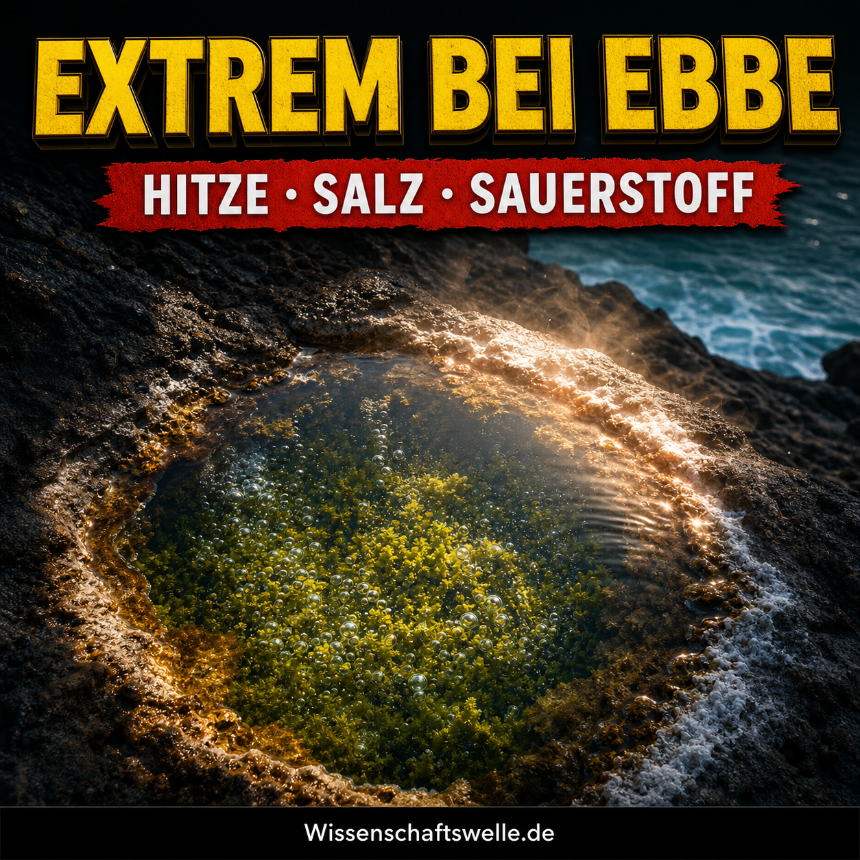 Gezeitenpools: Wie Ebbe aus Meerwasser ein Extremklima macht