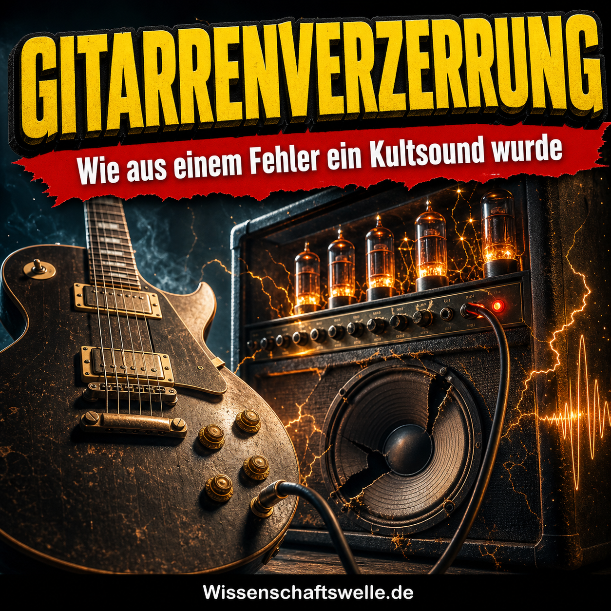 Gitarrenverzerrung war zuerst ein Defekt. Dann wurde sie zum Sound einer Epoche