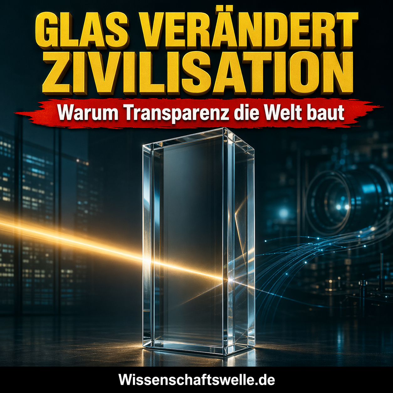Glas: Warum Transparenz eine zivilisatorische Schlüsseltechnologie ist
