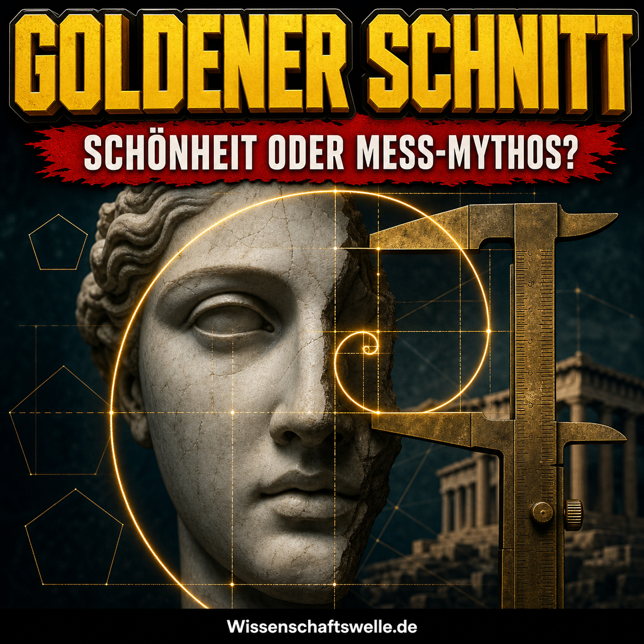 Der Goldene Schnitt ist kein Naturgesetz der Schönheit: Was φ wirklich kann und wo der Mythos beginnt