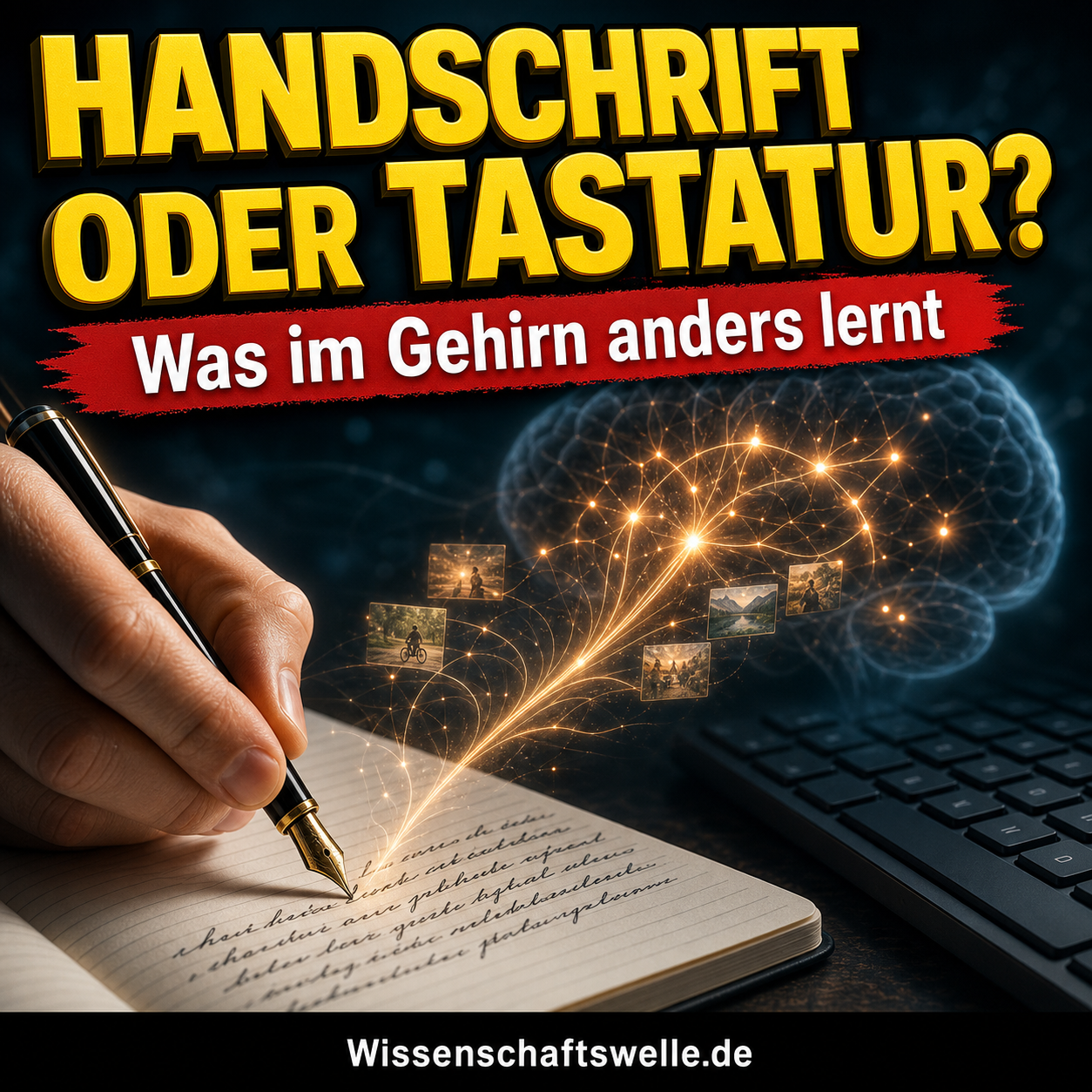 Handschrift: Warum Schreiben mit der Hand Lernen und Gedächtnis anders prägt als Tippen