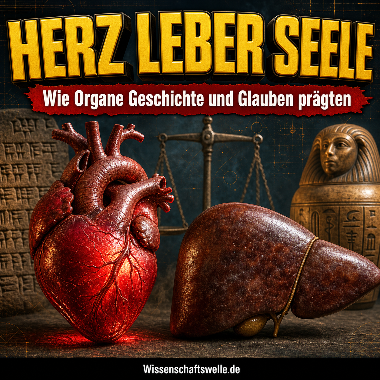 Herz, Leber, Seele: Eine Reise durch die Geschichte der Organe zwischen Tod und Ewigkeit
