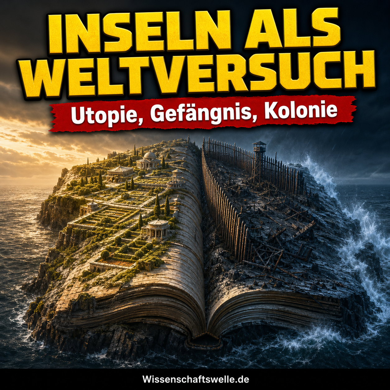 Die Insel als Weltversuch: Warum Literatur hier Utopien, Gefängnisse und Kolonien baut