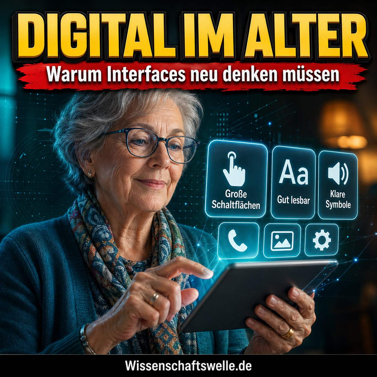 Interface-Design für ältere Menschen: Warum eine alternde Gesellschaft digitale Produkte neu denken lässt