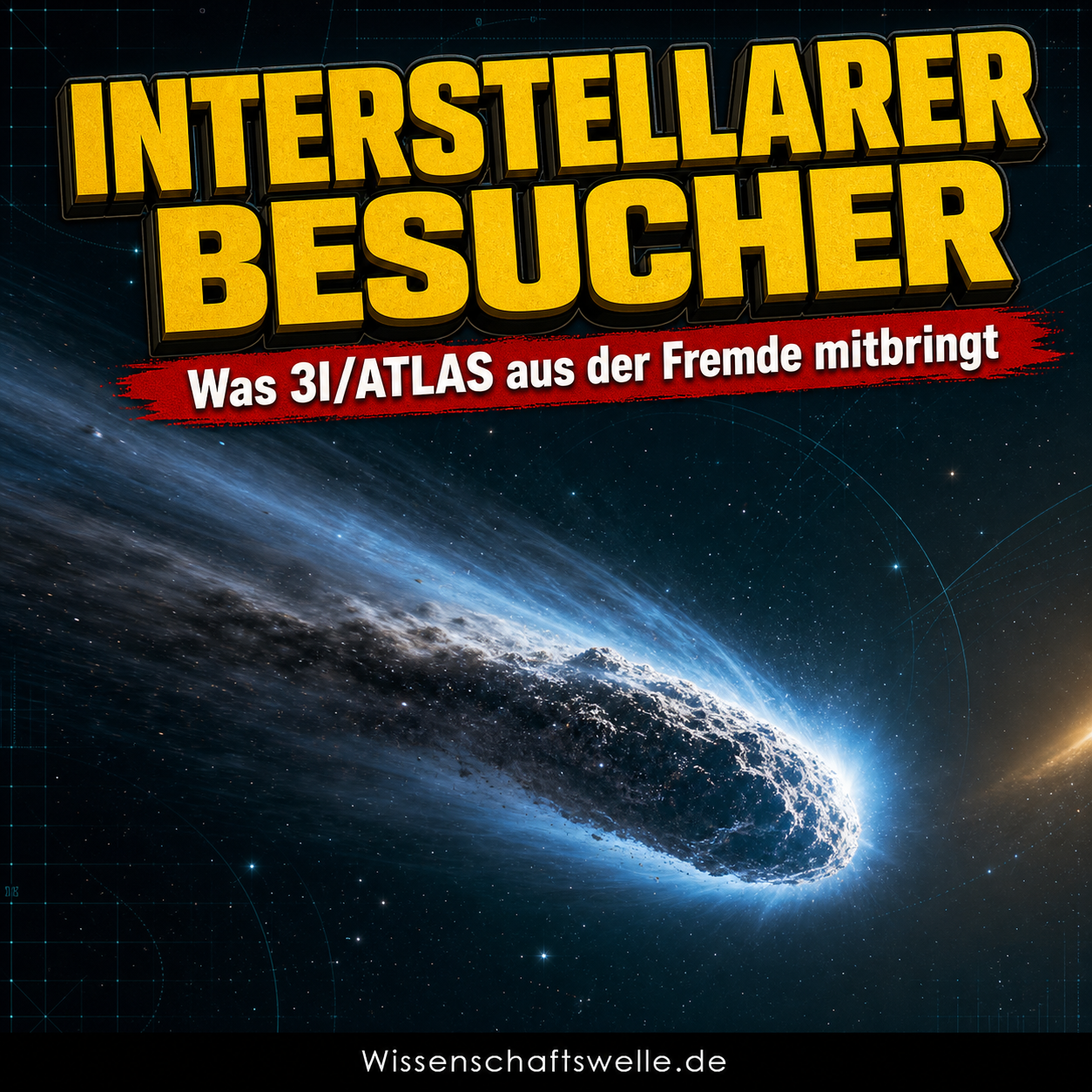 Interstellarer Besucher: Was bringt 3I/ATLAS aus der Fremde mit?