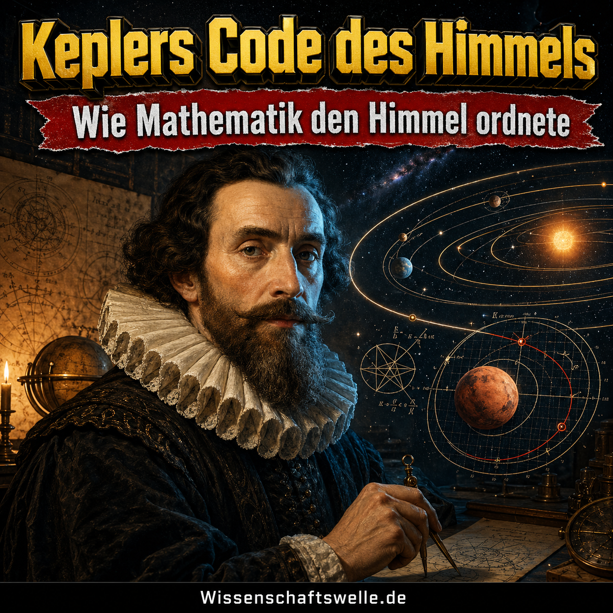 Johannes Kepler: Wie Planetengesetze, Harmonie und Mathematik den Himmel neu ordneten