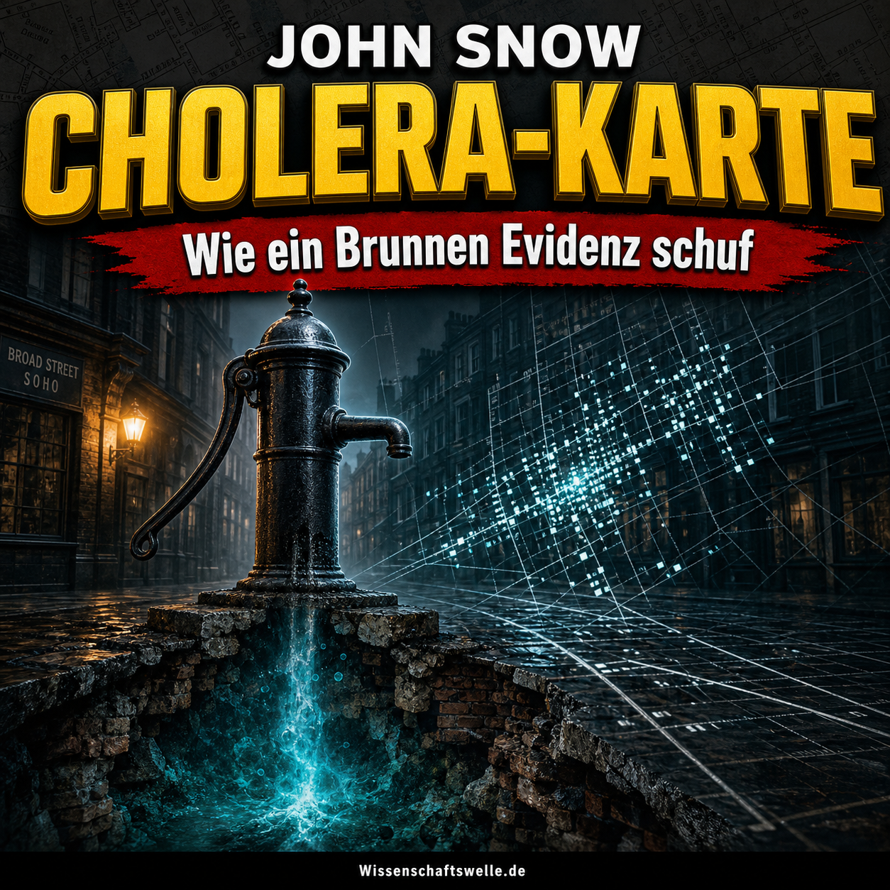 John Snow und die Cholera: Wie aus einem Londoner Brunnen ein Beweis wurde