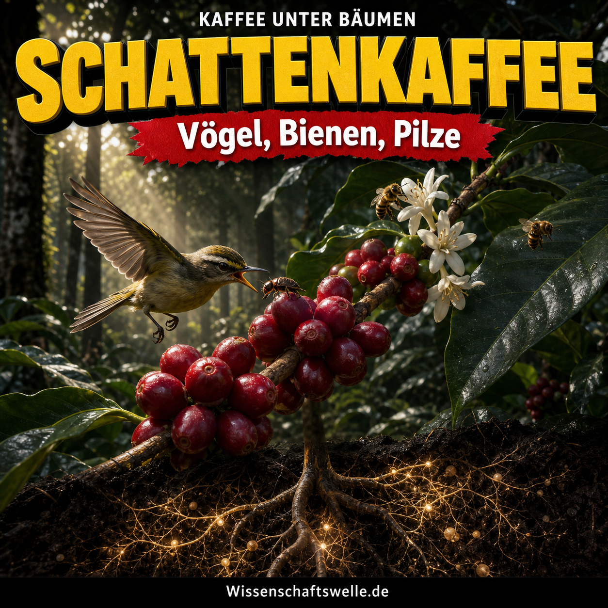 Schattenkaffee unter Kronendächern: Was Schattenbäume aus einer Plantage machen