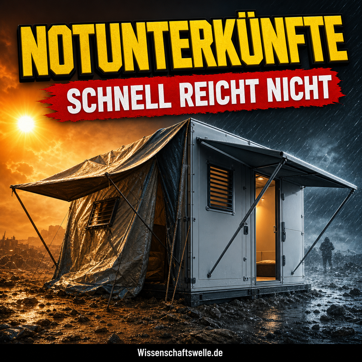 Notunterkünfte sind keine Zelte mit Deadline: Was temporäre Architektur im Katastrophenschutz leisten muss