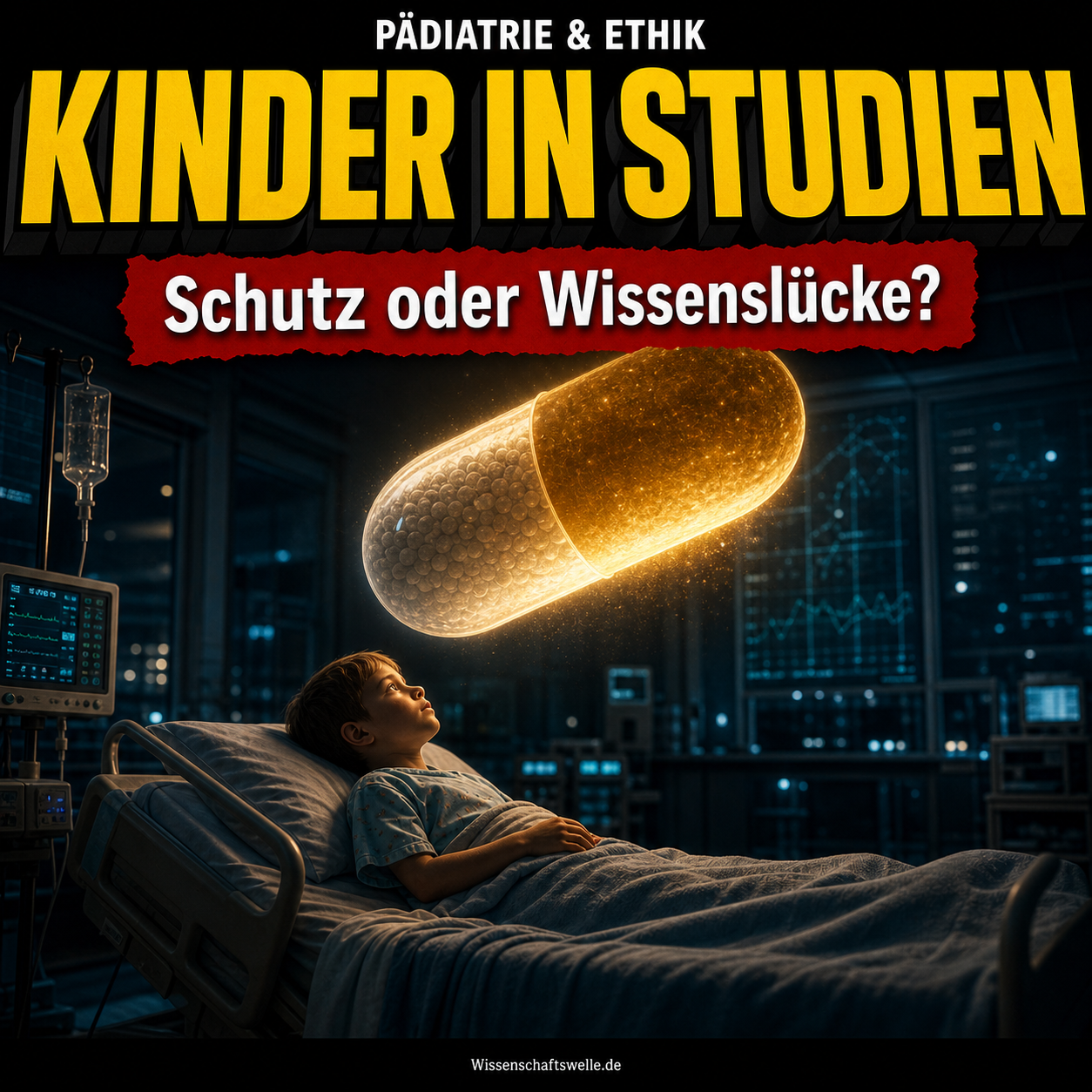 Zu jung für die Studie, krank genug für das Medikament
