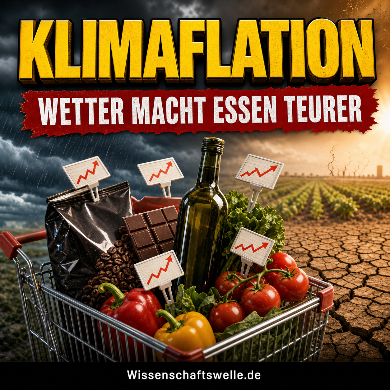 Klimaflation im Einkaufswagen: Wie Wetterextreme unseren Wocheneinkauf neu kalkulieren