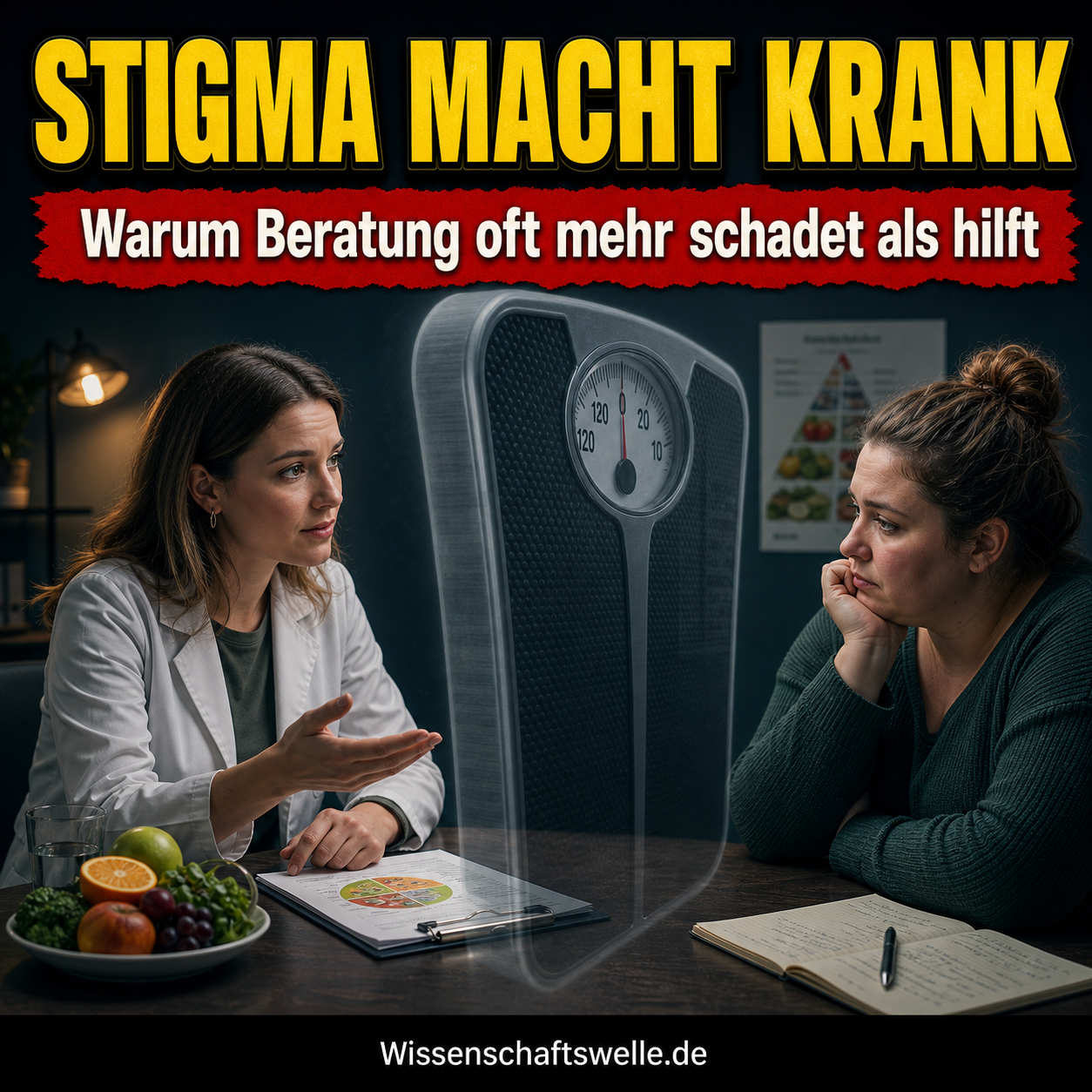 Wenn die Waage das Gespräch vergiftet: Warum Gewichtsstigma Ernährungsberatung schlechter macht