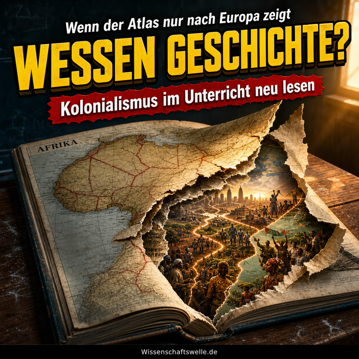 Wenn der Atlas nur nach Europa zeigt: Warum Kolonialgeschichte im Unterricht mehr ist als ein Zusatzkapitel