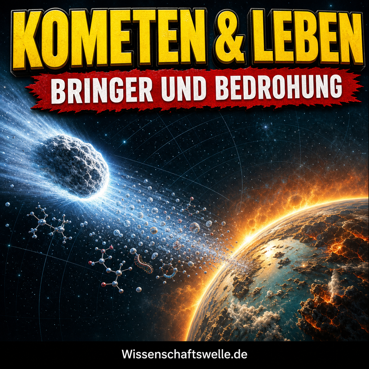 Kometen und Lebensursprung: Wie eisige Wanderer Leben bringen – und es bedrohen