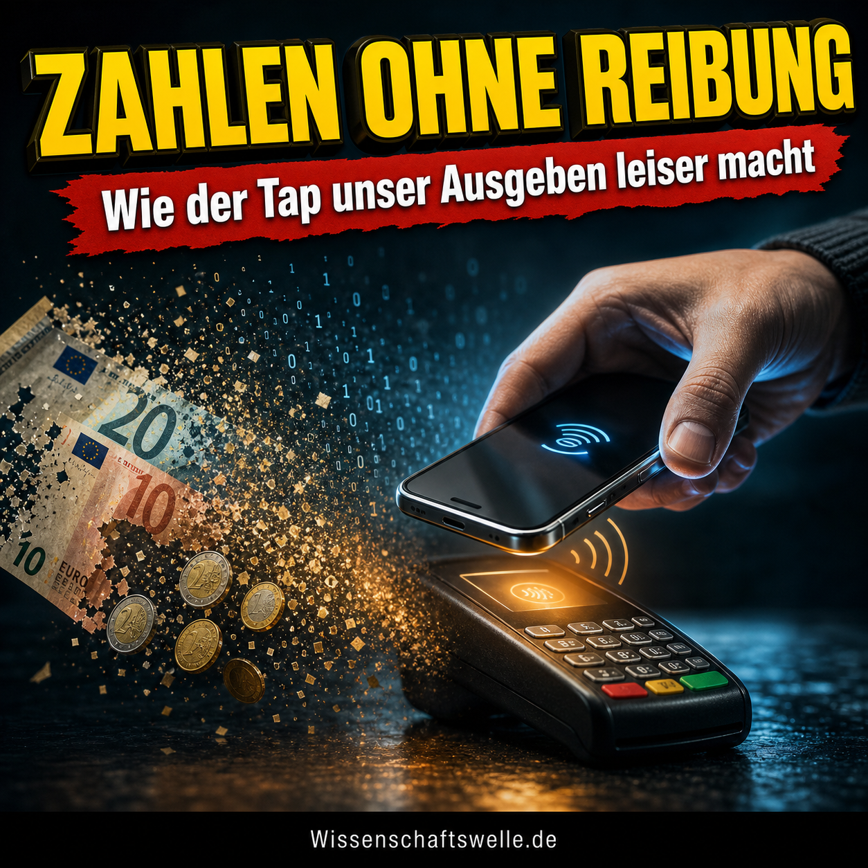 Der Kauf ist schon vorbei: Wie kontaktloses Bezahlen den Moment des Geldausgebens umbaut