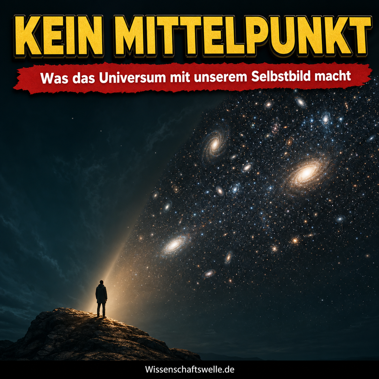 Kein Mittelpunkt: Was das Universum mit unserem Selbstbild macht