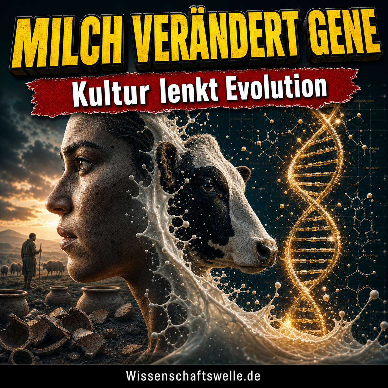 Als Milch mehr wurde als Nahrung: Warum Laktasepersistenz eines der stärksten Evolutionsexperimente der Menschheit ist