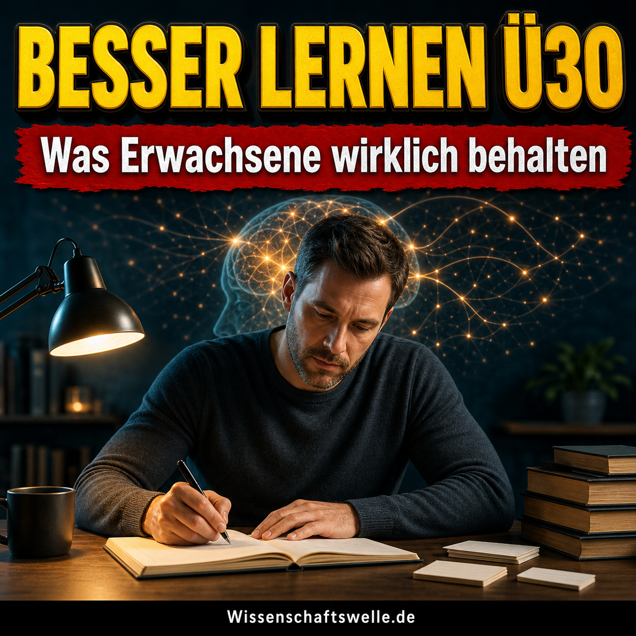 Lernpsychologie bei Erwachsenen: Warum das Gehirn Ü30 andere Strategien zum Behalten braucht