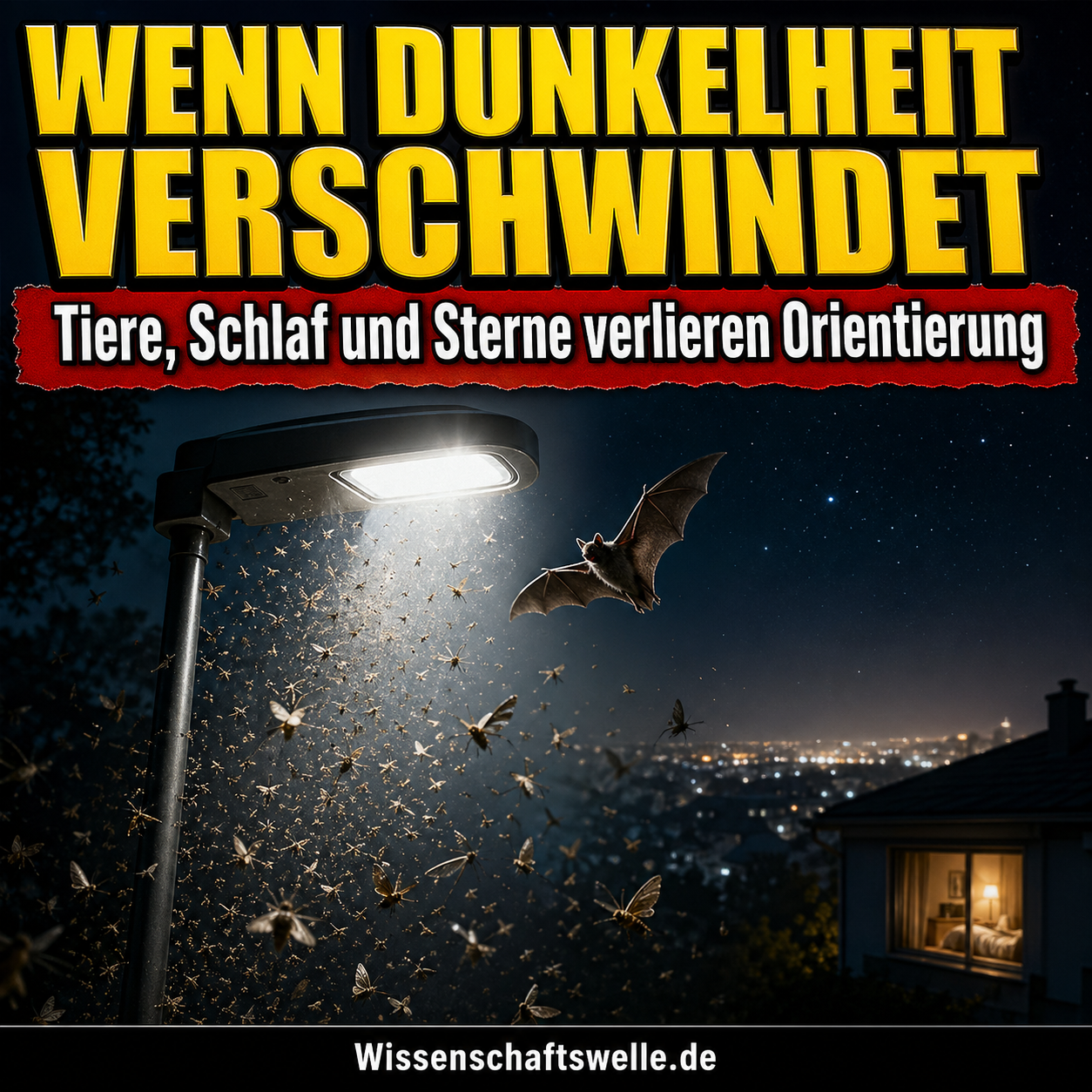 Lichtverschmutzung: Warum helle Nächte Tiere, Schlaf und Sternenhimmel verändern