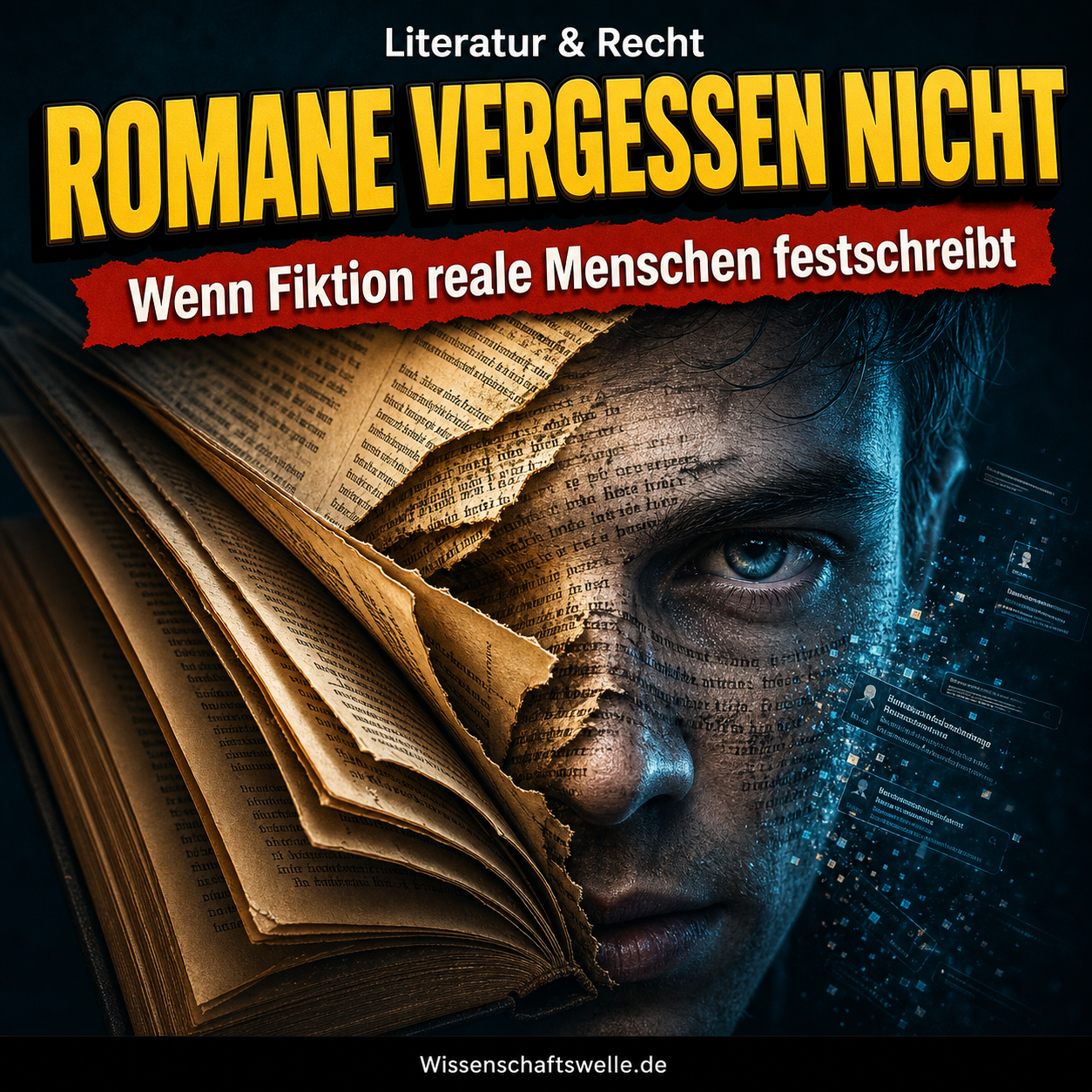 Wenn Romane Menschen nicht loslassen: Literatur und das Recht auf Vergessenwerden