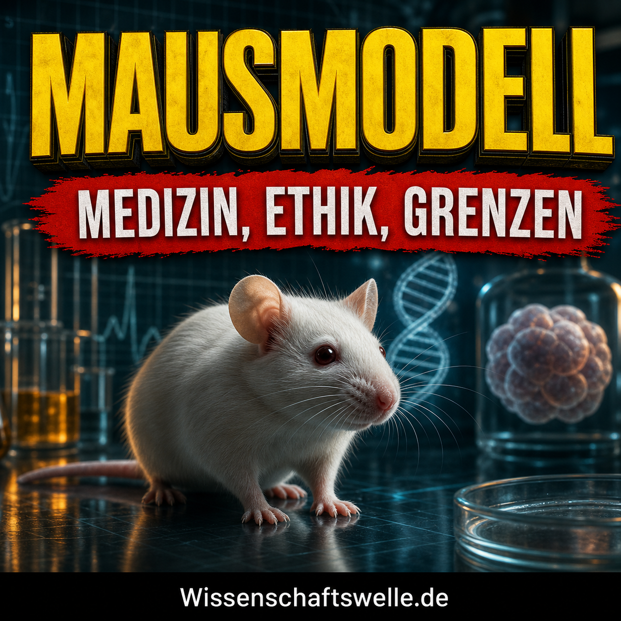 Die Maus im Labor steht unter Rechtfertigungsdruck: Warum Biomedizin ihr wichtigstes Modell neu erfinden muss