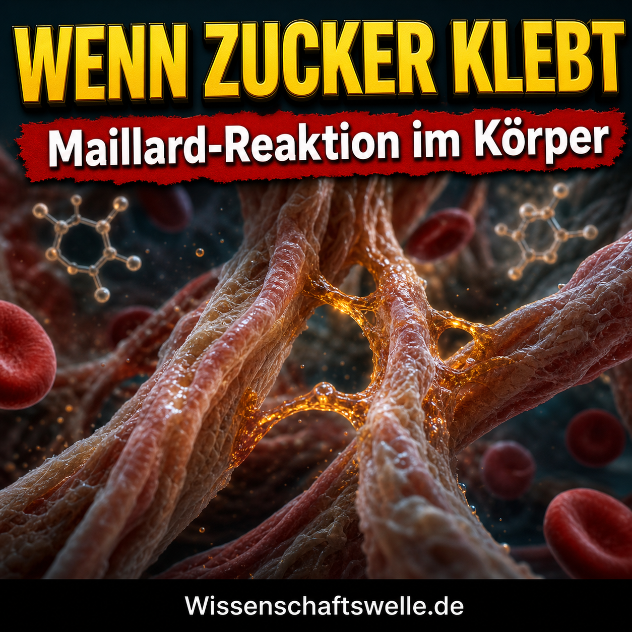 Der Körper bräunt nicht sichtbar. Er verzuckert langsam: Wie die Maillard-Reaktion Altern, Diabetes und Ernährung verbindet