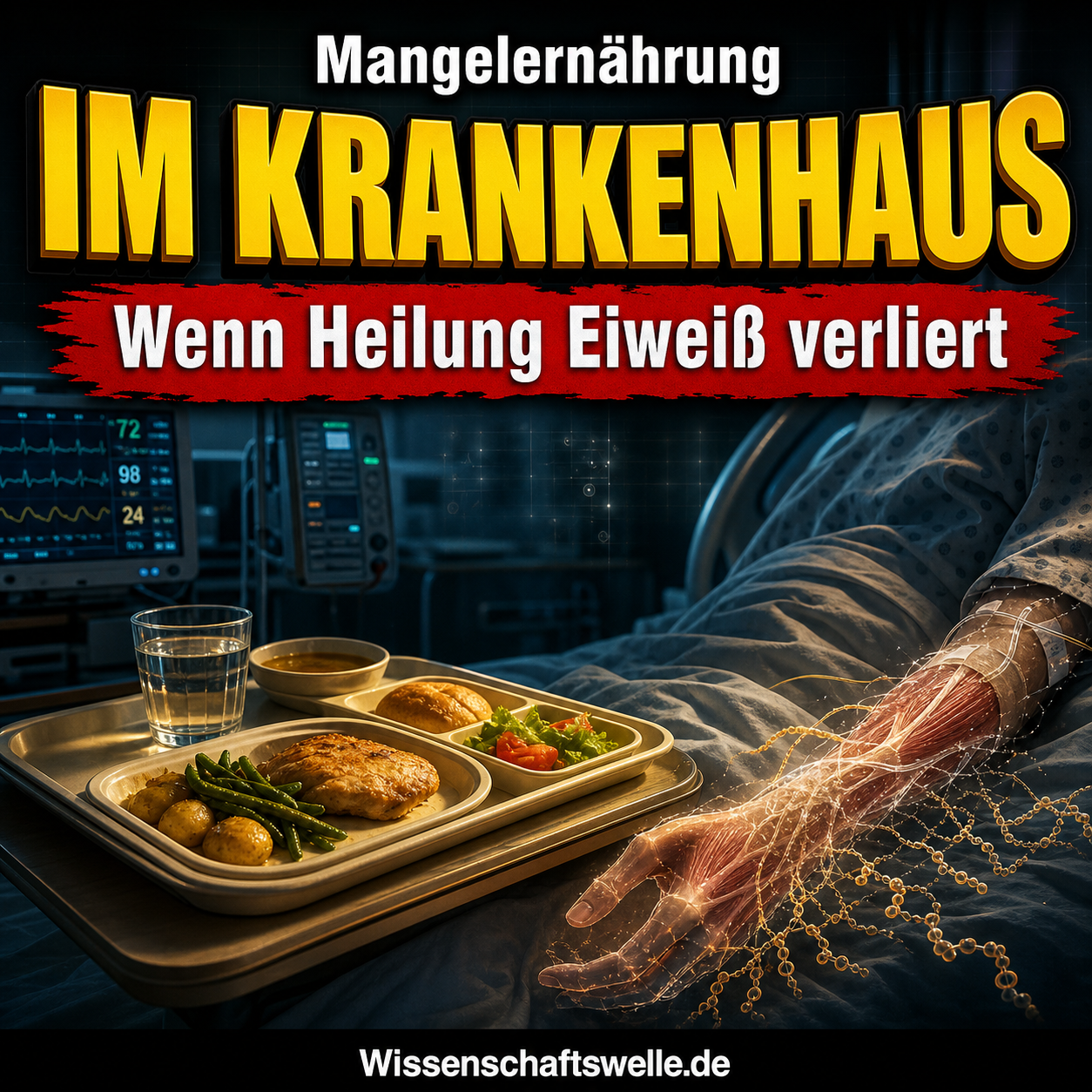 Mangelernährung im Krankenhaus: Wenn Heilung Kalorien und Eiweiß verliert