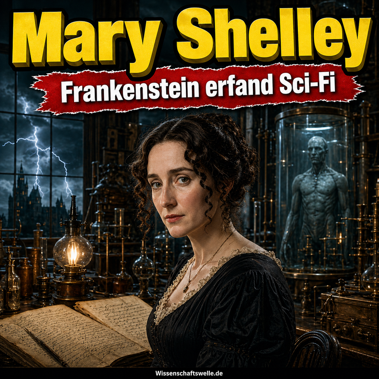 Mary Shelley und Frankenstein: Wie Wissenschaftsangst den ersten großen Science-Fiction-Roman formte