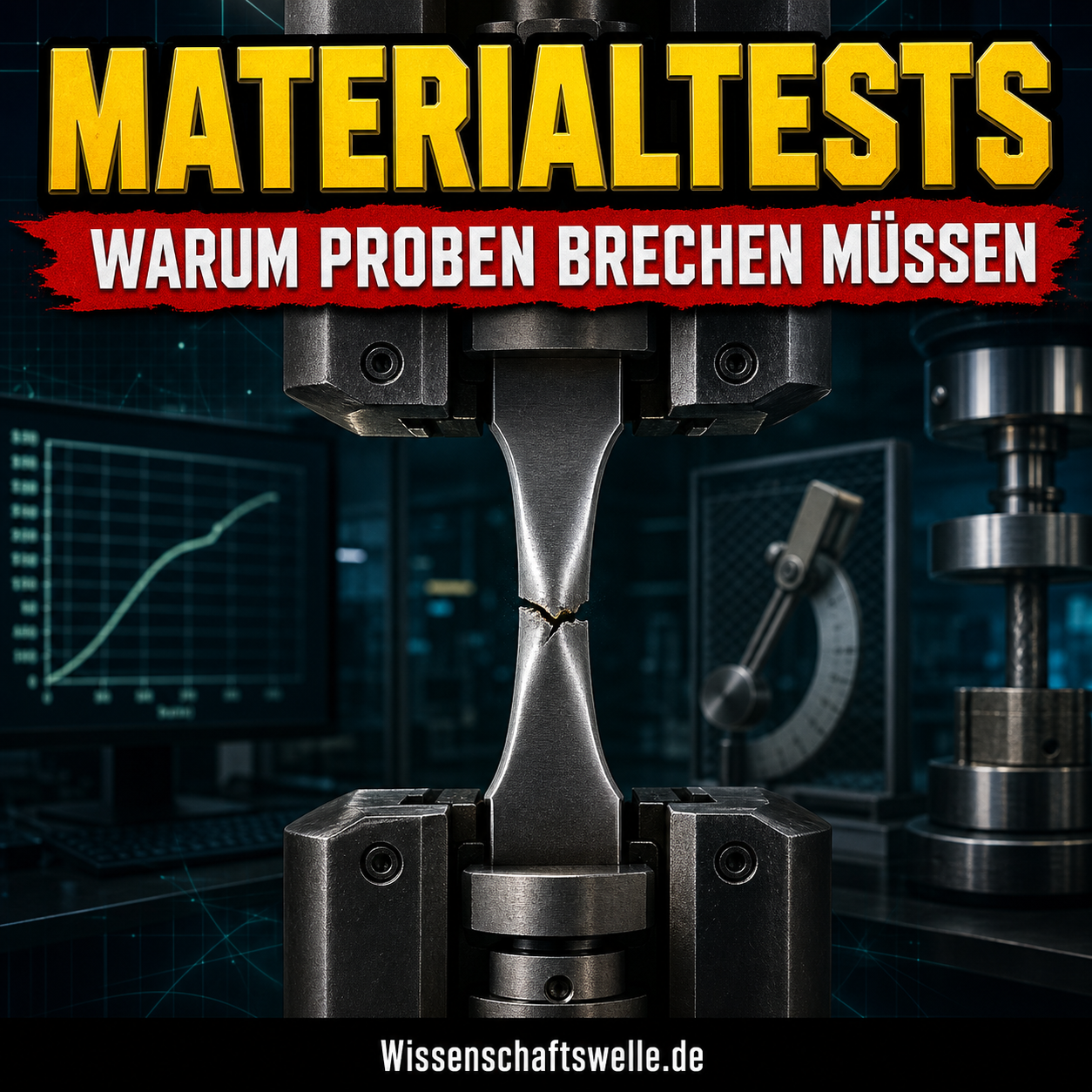 Erst wenn das Material bricht, wird es ehrlich: Warum zerstörende Materialtests unverzichtbar bleiben