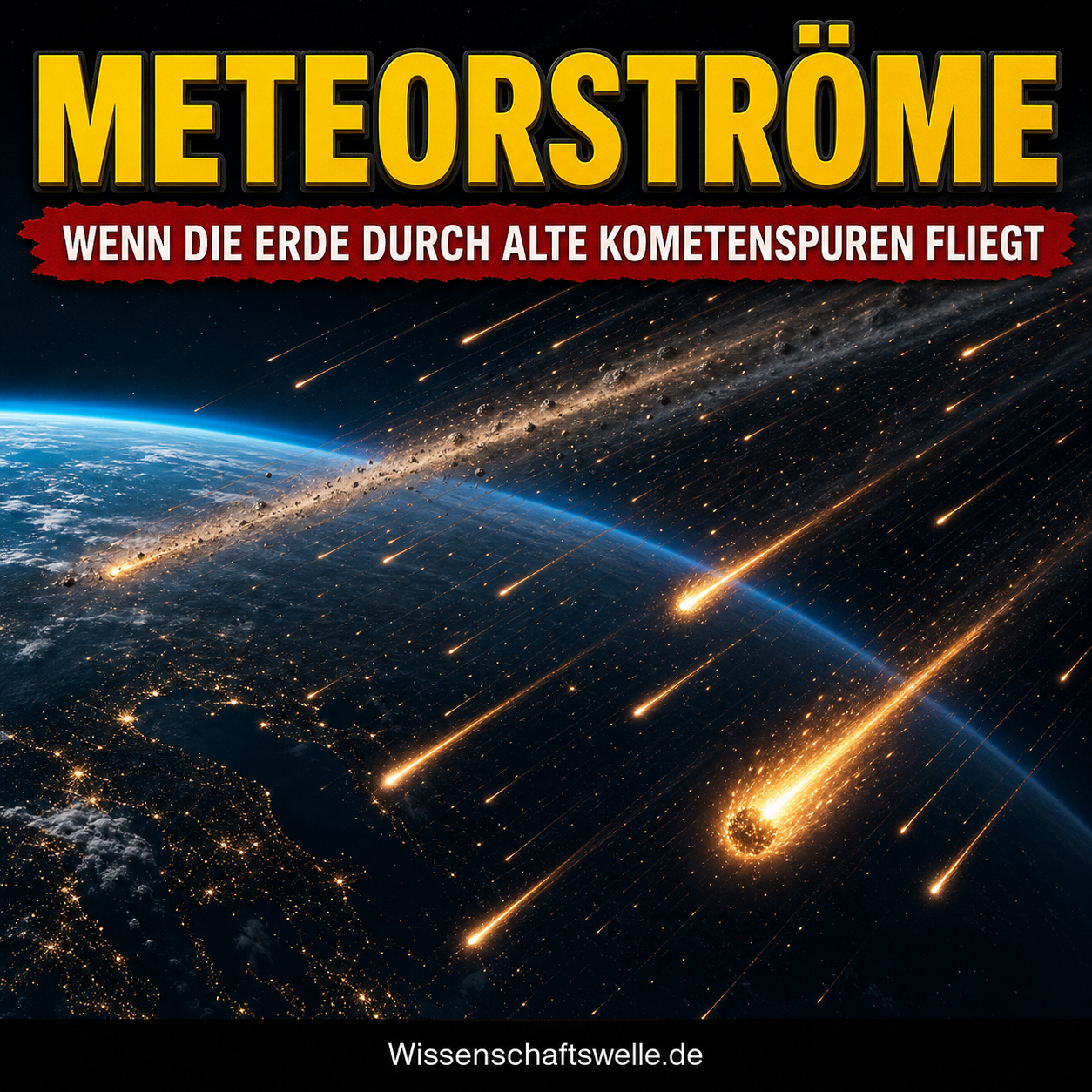 Die Nacht der alten Kometen: Warum Meteorströme mal rieseln und mal explodieren