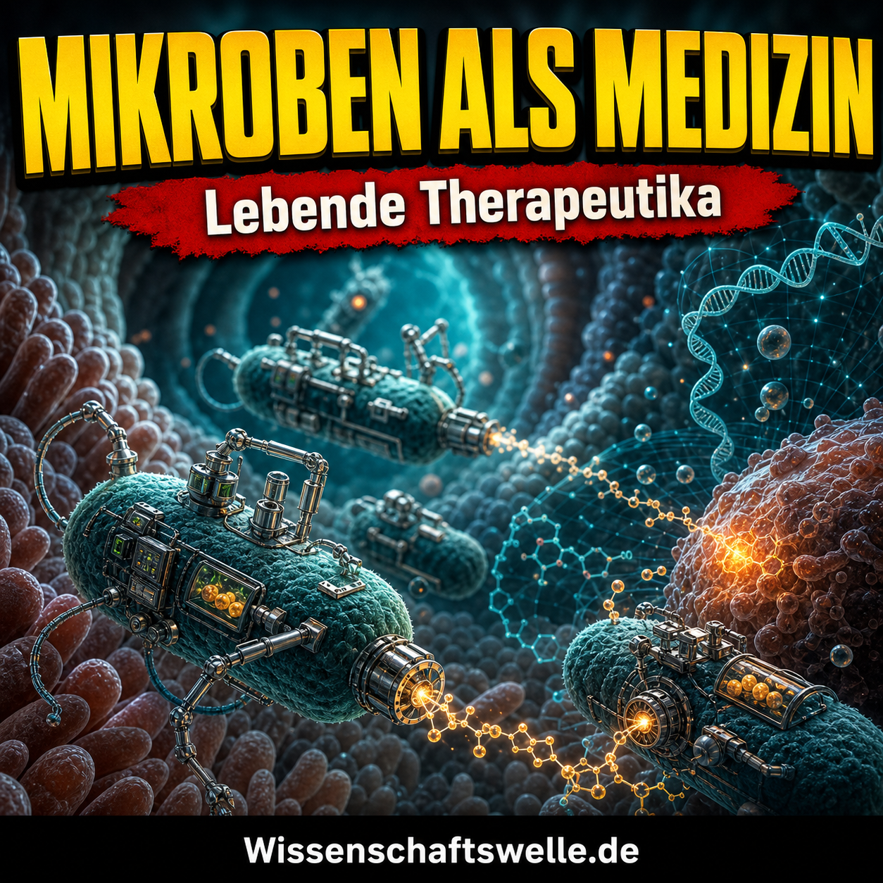 Mikrobielle Fabriken in der Präzisionsmedizin: Wie lebende Therapeutika die Behandlung neu erfinden