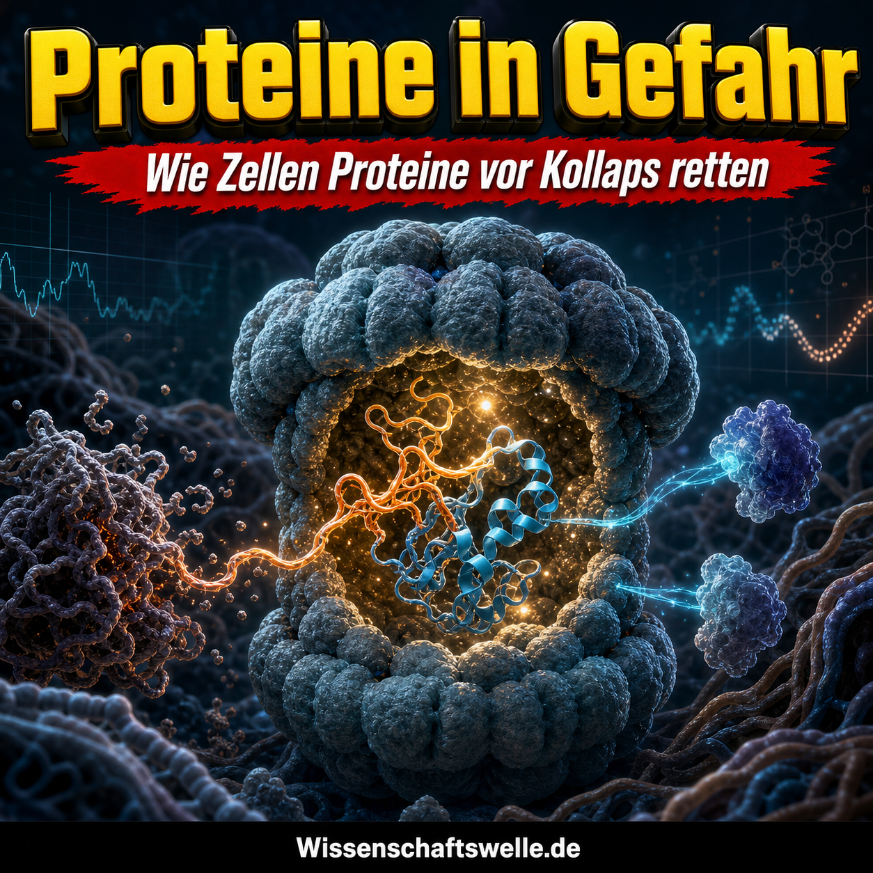 Molekulare Chaperone: Wie Zellen Proteine falten, retten und entsorgen