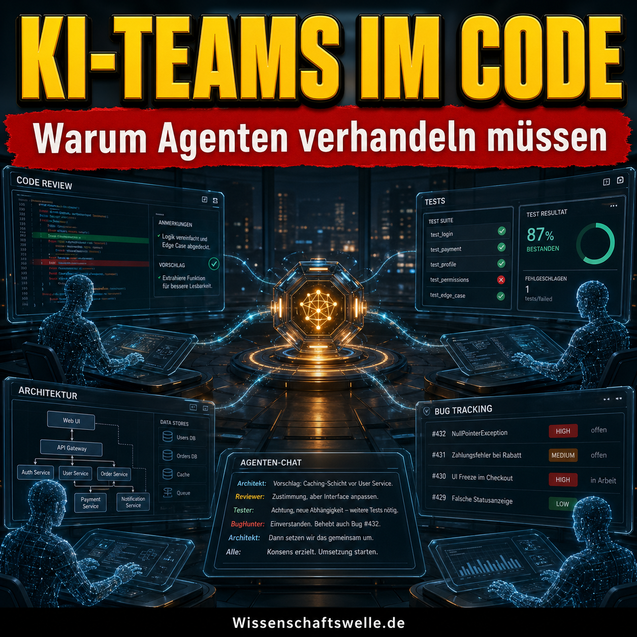 Multi-Agenten-Systeme in der Softwareentwicklung: Wenn KI-Teams miteinander verhandeln müssen