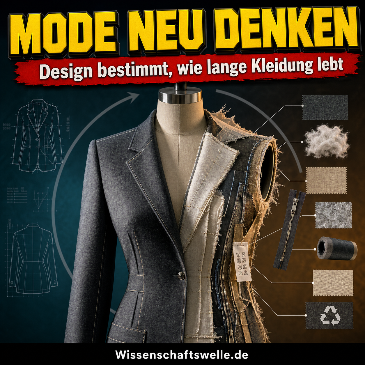 Nachhaltige Mode beginnt am Reißbrett: Warum die Textilindustrie zuerst ein Designproblem lösen muss