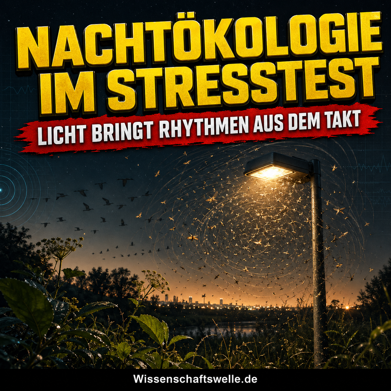 Nachtökologie: Wie künstliches Licht Insekten, Vogelzug und Pflanzenkalender aus dem Takt bringt