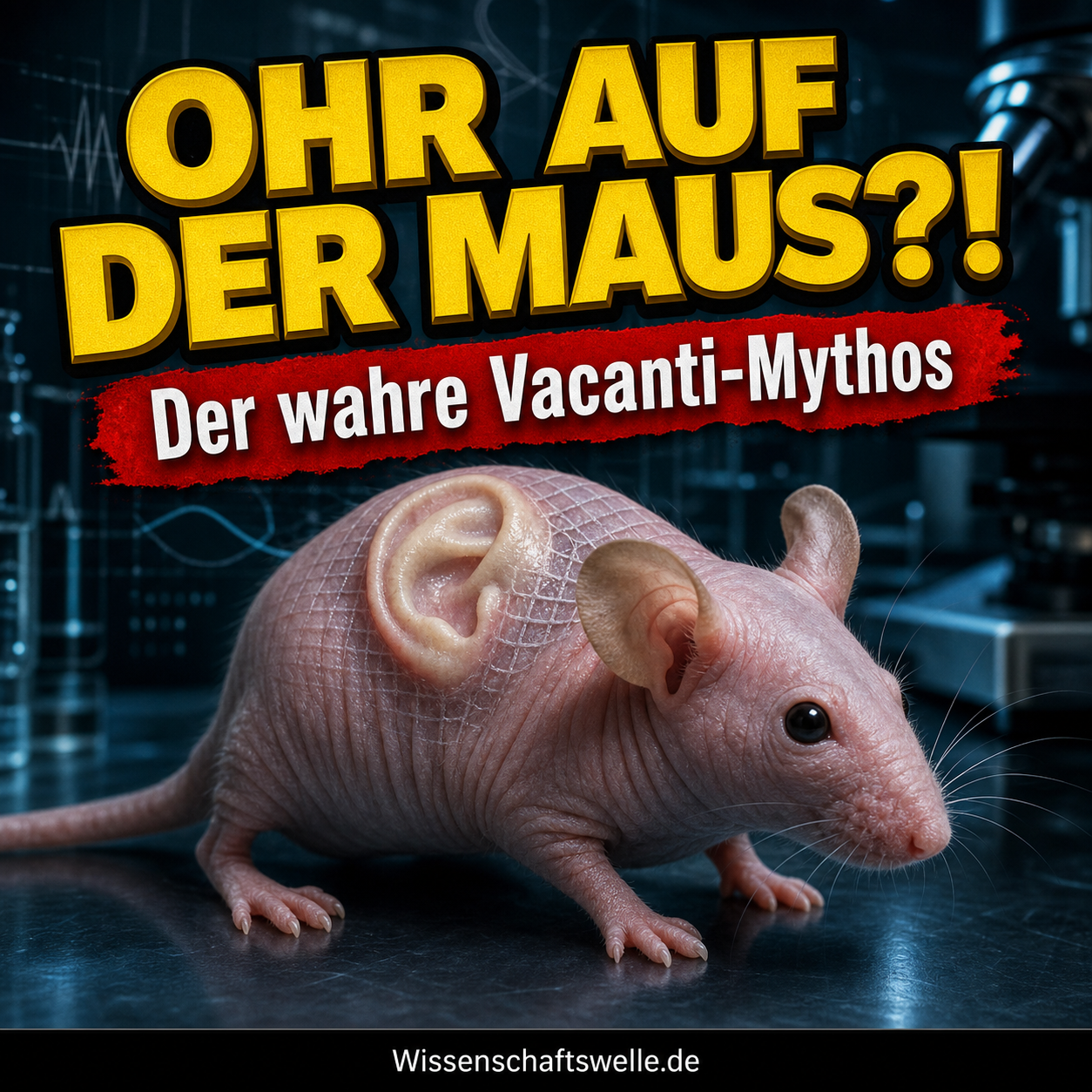 Ohr auf der Maus?! Was hinter dem Vacanti-Maus Experiment wirklich steckt