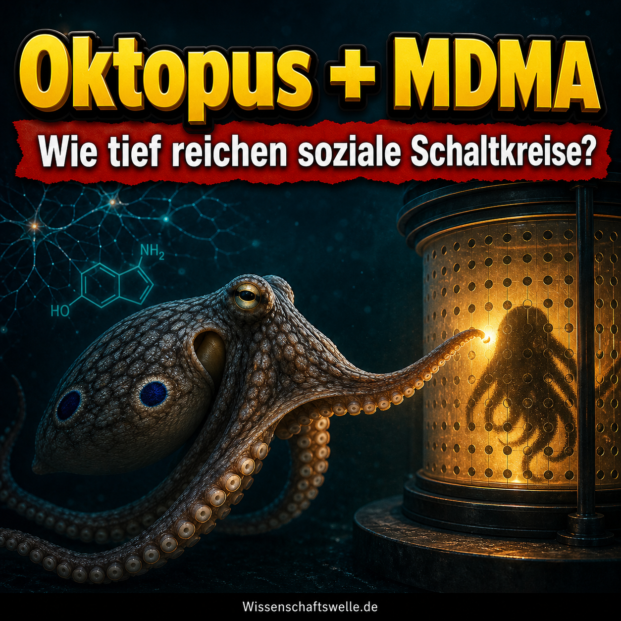 Oktopus MDMA Studie: Öffnet Ecstasy uralte soziale Schaltkreise?