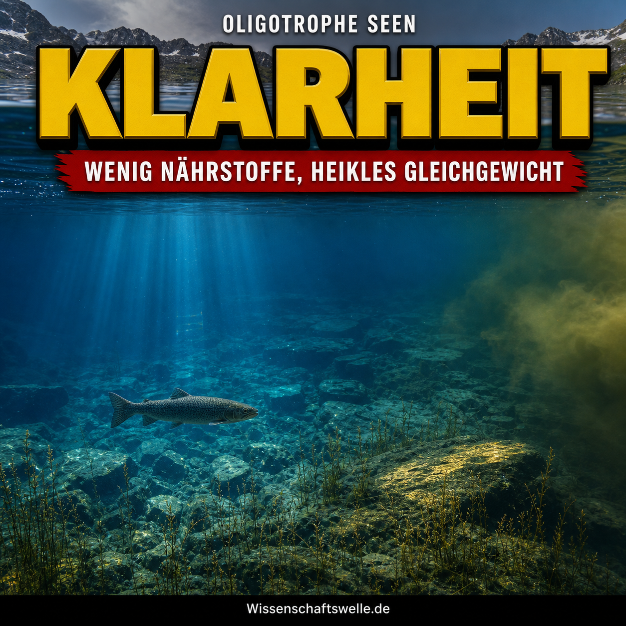 Klarheit aus Knappheit: Wie oligotrophe Seen auf Mangel gebaut sind