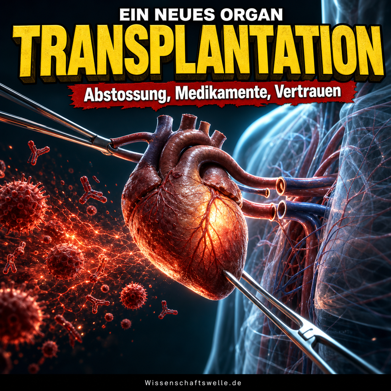 Ein neues Organ muss zweimal passen: Organtransplantation zwischen Abstoßung und Vertrauen
