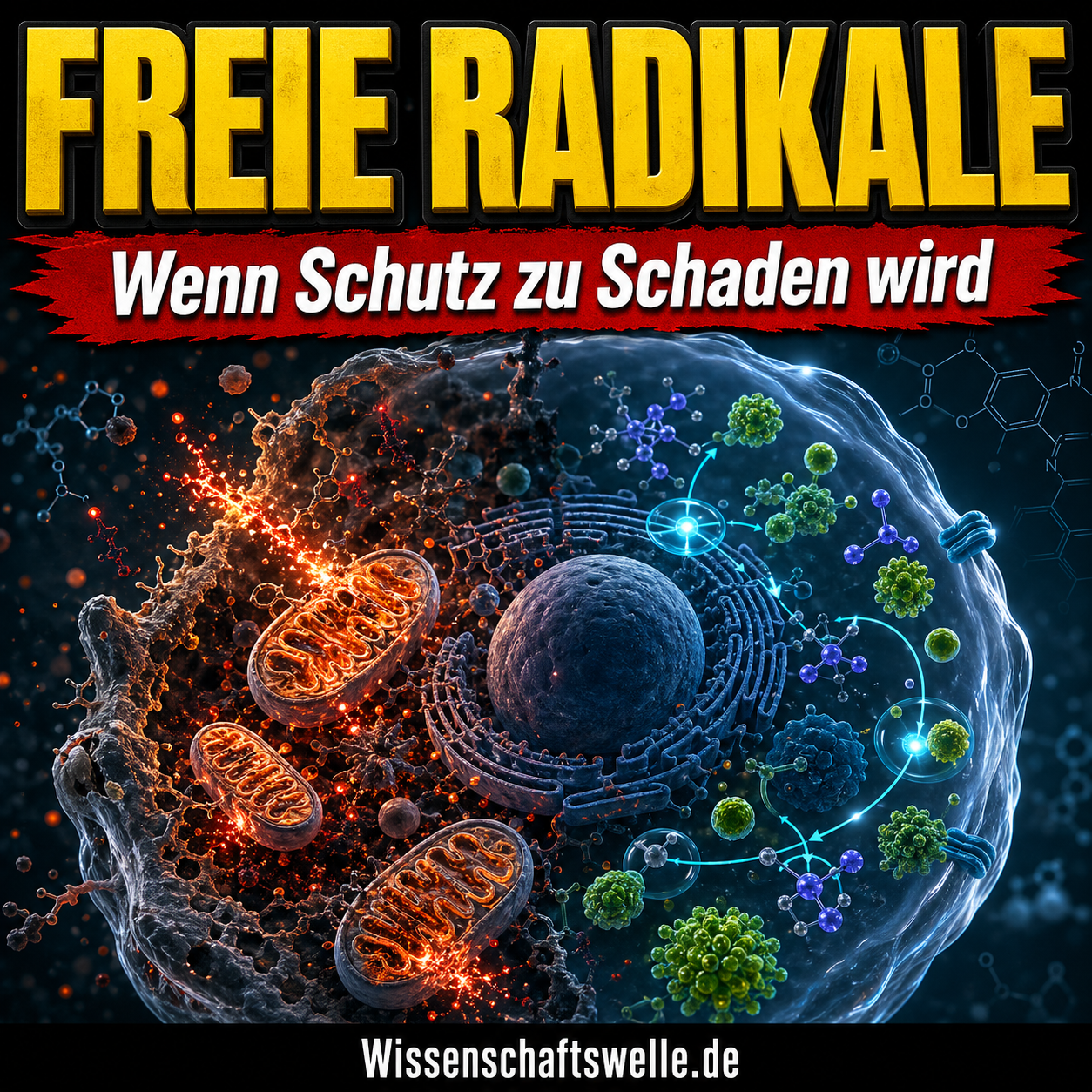 Oxidativer Stress: Was freie Radikale, Antioxidantien und Zellschäden wirklich miteinander verbinden