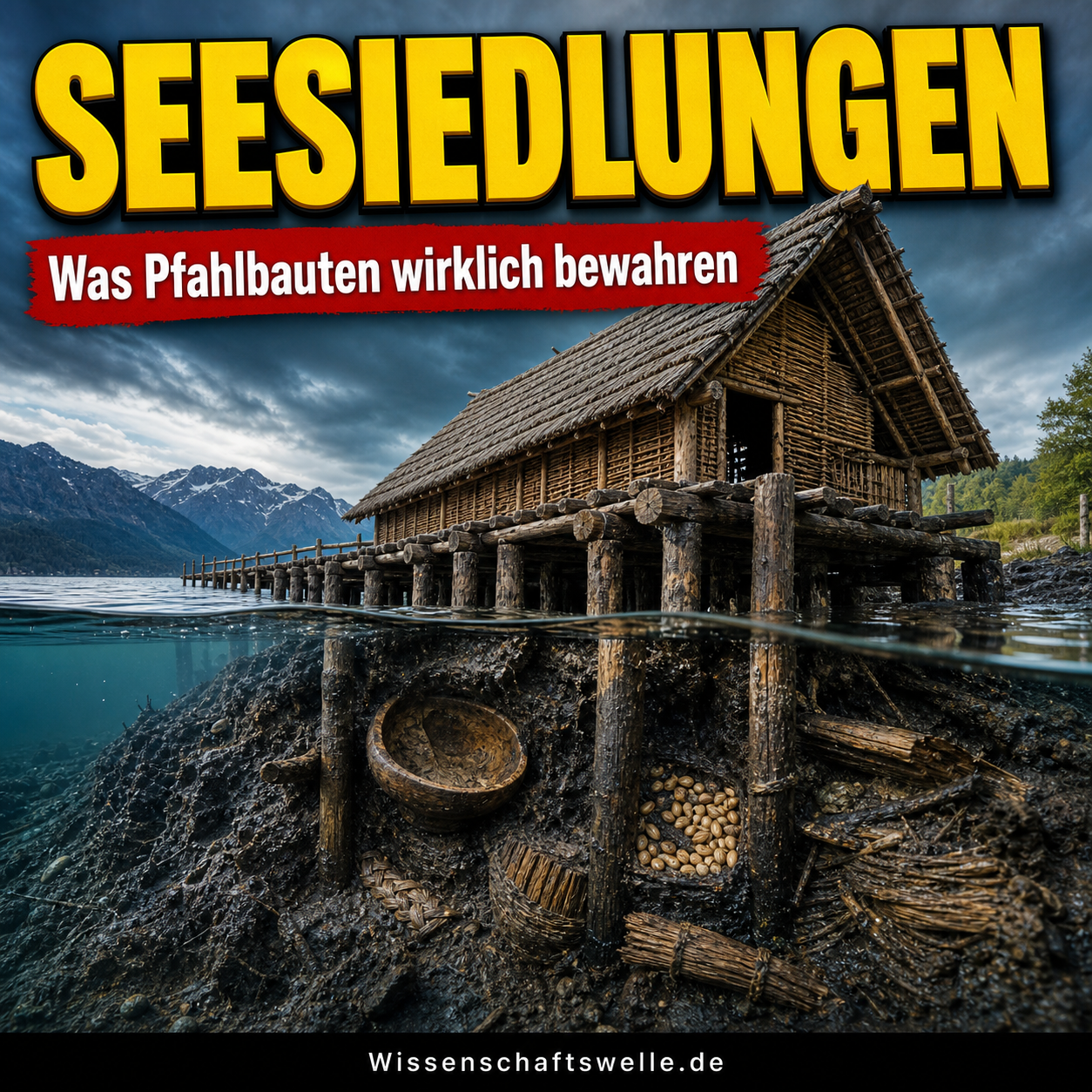Im Schlamm bleibt das Dorf lesbar: Was alpine Pfahlbauten über Alltag und Klima verraten