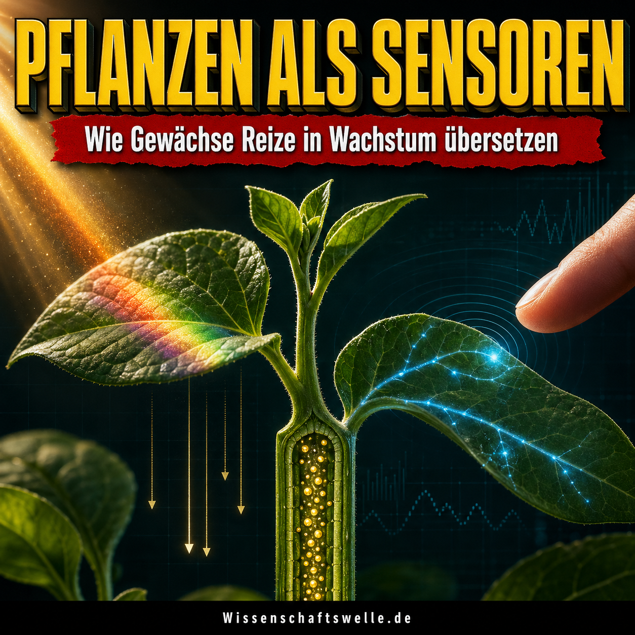 Pflanzen als Sensoren: Wie Gewächse Licht, Schwerkraft und Berührung verarbeiten