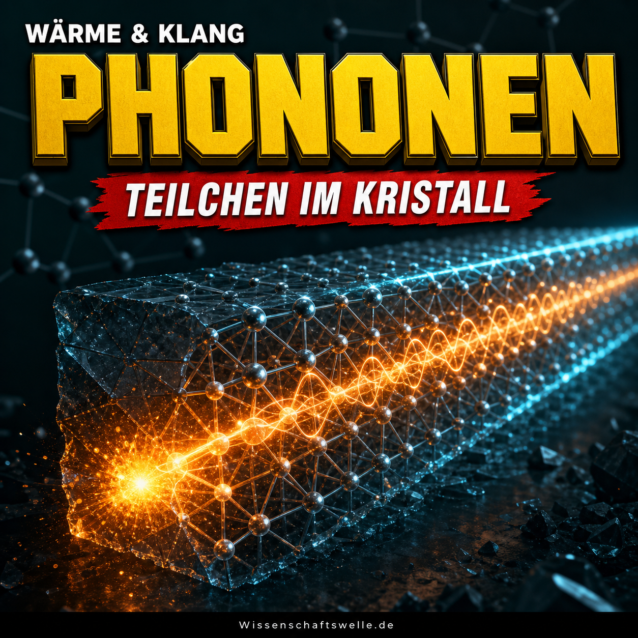 Phononen: Wie Kristalle Wärme, Klang und Reibung organisieren