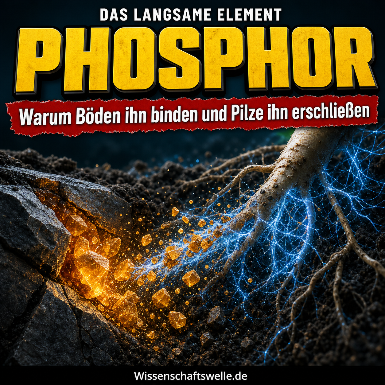 Der langsame Phosphorkreislauf: Warum Phosphor Wälder, Felder und Algenblüten verbindet