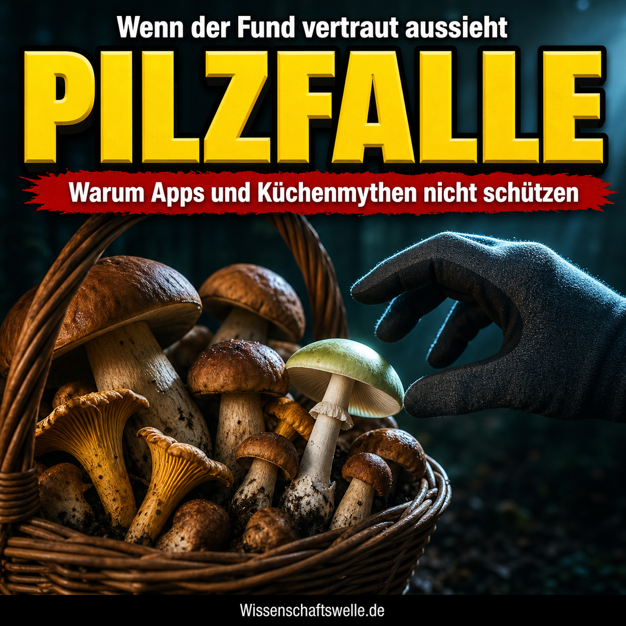 Pilzvergiftungen: Der gefährlichste Fehler sieht essbar aus
