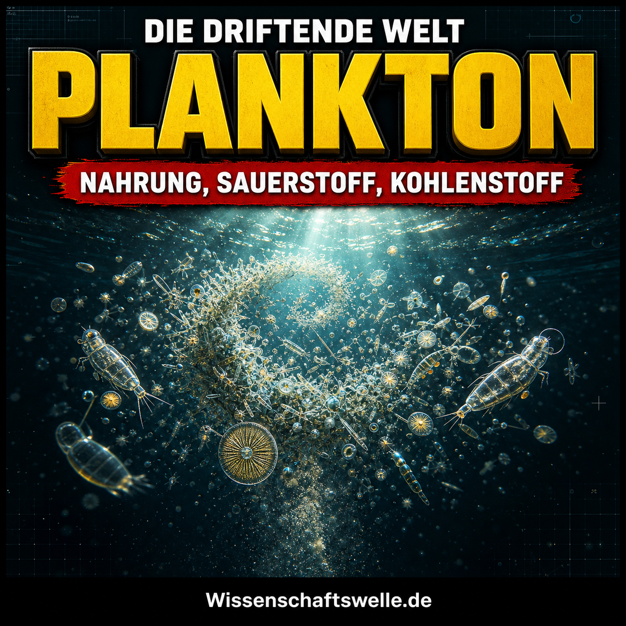 Plankton: Warum der Ozean auf seinen kleinsten Driftern gebaut ist