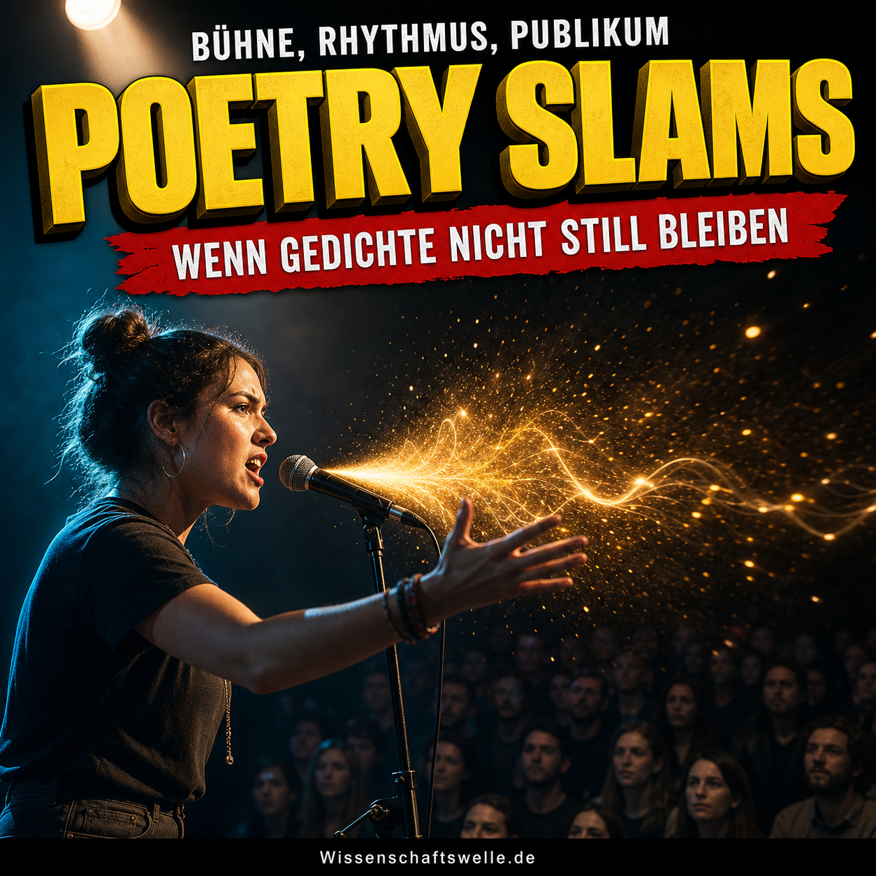 Poetry Slams: Wenn Gedichte aufhören, still zu sein