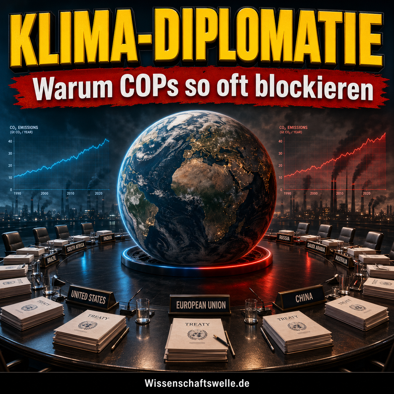 Politik der UN-Klimakonferenzen: Warum Kyoto, Paris und das zähe Ringen um verbindliche Emissionsziele bis heute nicht entschieden sind