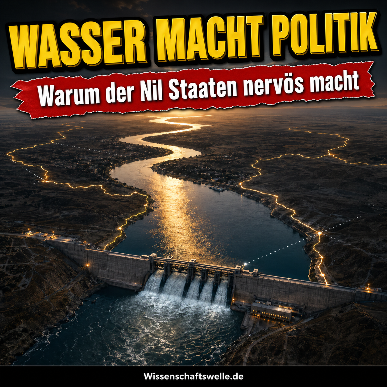 Politik der Wasserrechte: Staudämme, Flussumleitungen und transnationale Konflikte am Nil