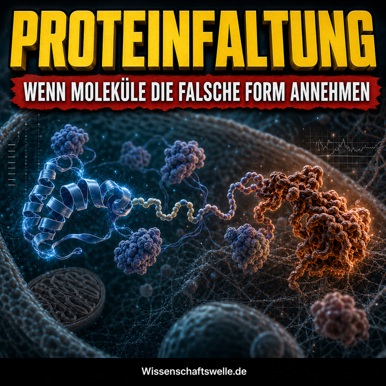 Proteinfaltung im Körper: Was passiert, wenn Moleküle die falsche Form annehmen